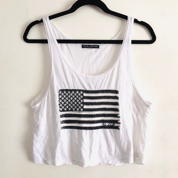 Brandy Melville Tops - Brandy Melville embroidered tank